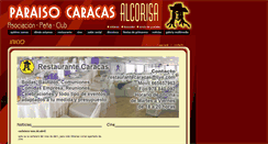 Desktop Screenshot of caracasalcorisa.es